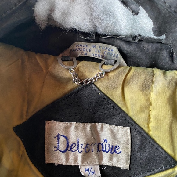 VTG 80s Distressed Trashed Cropped Suede Leather Jacket - Picture 10 of 10